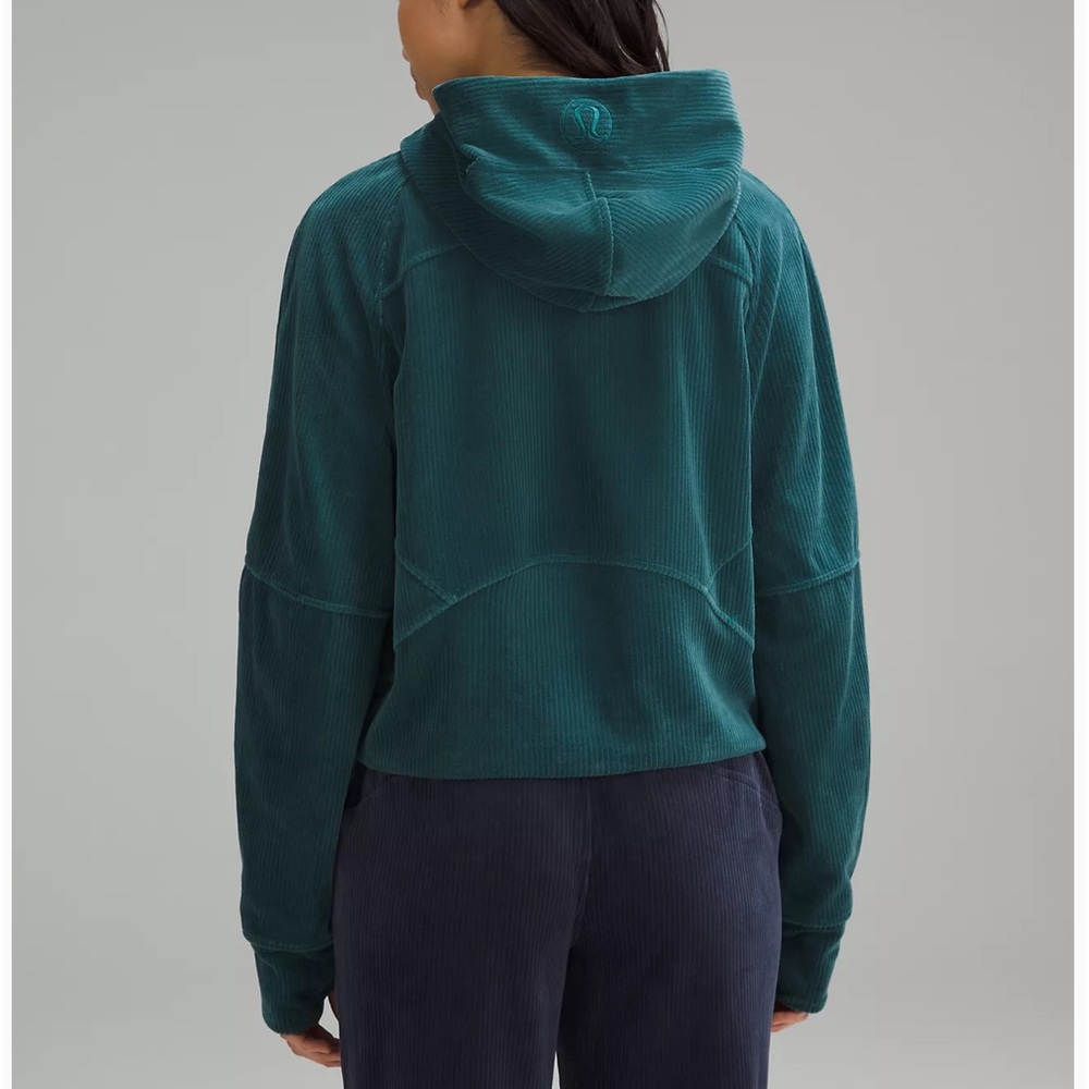lululemon athletica storm teal scuba oversized hoodie